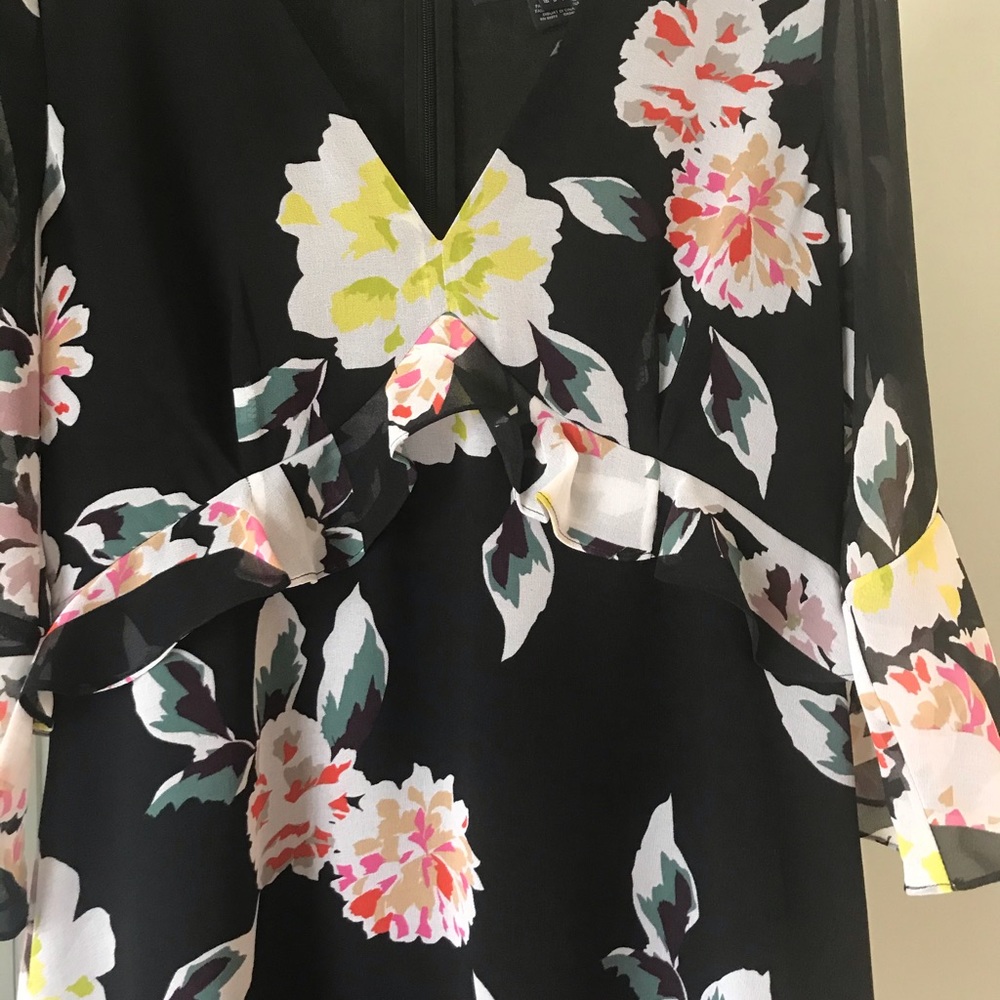 French Connection feminine ruffle dress